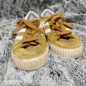 Gola mustard yellow size 5 sneakers